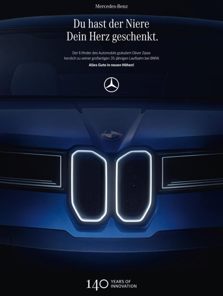 Глава Mercedes-Benz поздравил руководителя BMW с увольнением
Глава Mercedes-Benz поздравил руководителя BMW с увольнением